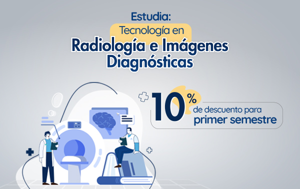 Estudia Tecnología en Radiología e Imágenes Diagnósticas.