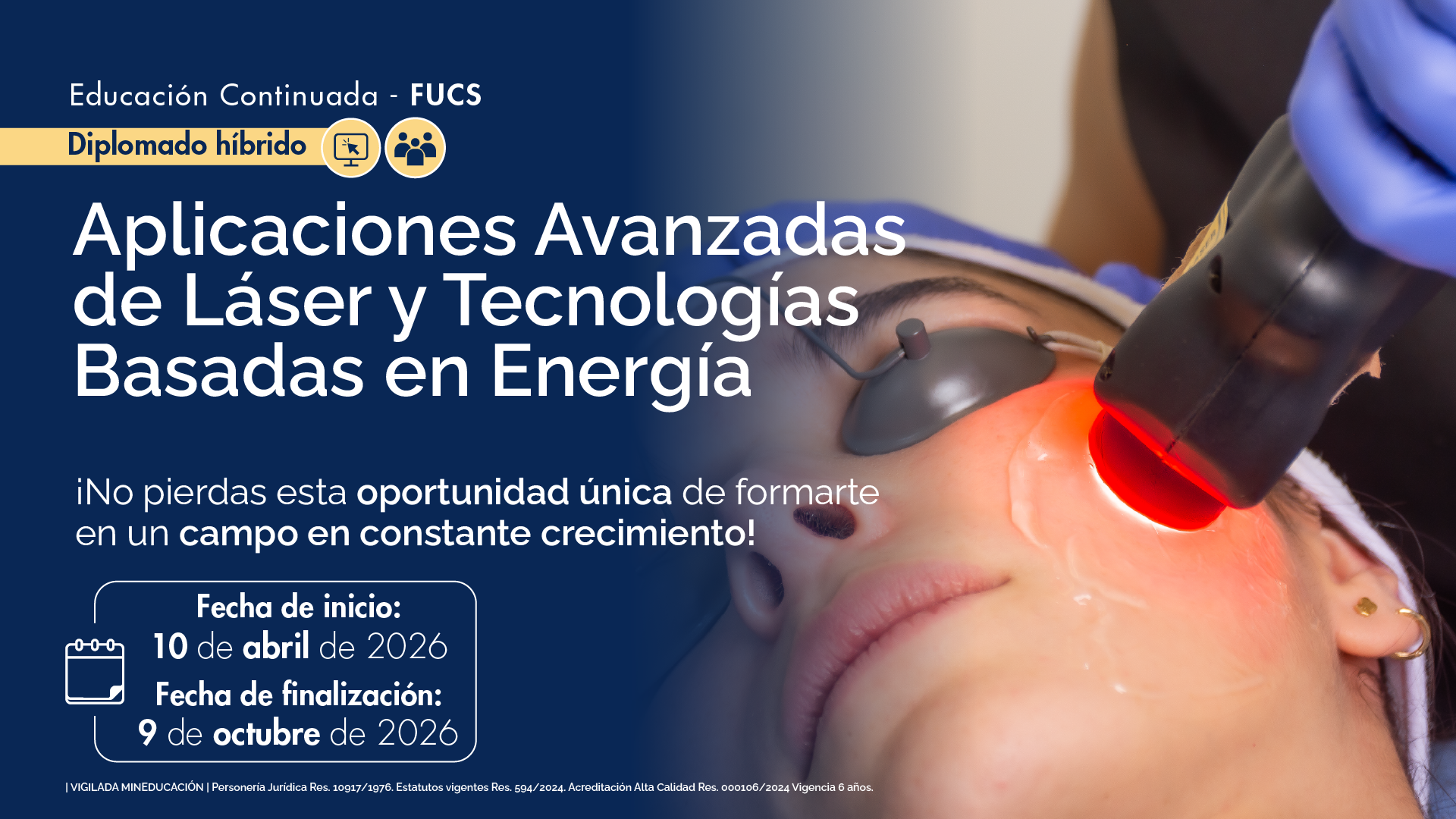 DIPLOMADO EN APLICACIONES AVANZADAS DE LASER Y TECNOLOGIAS EBD