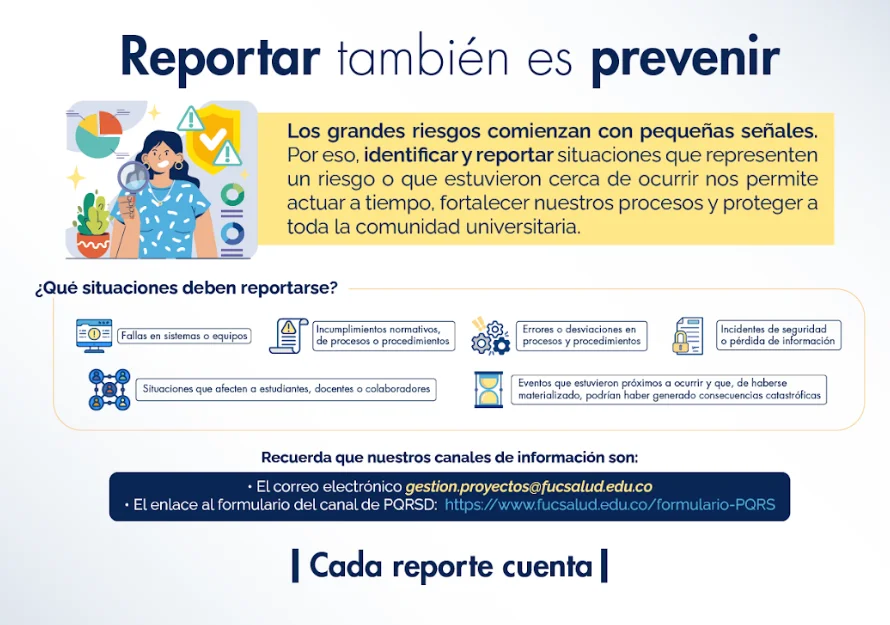 Reportar también es prevenir